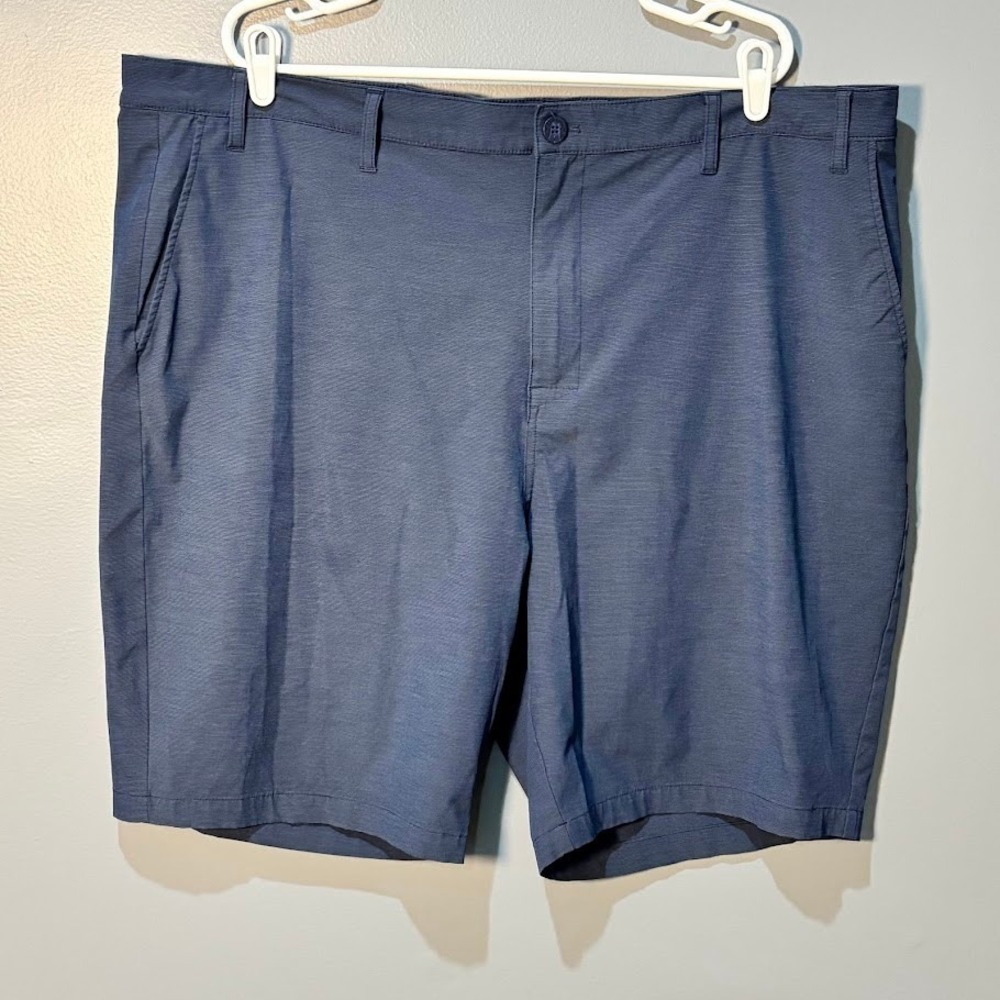 Callaway Golf Shorts 46 Blue Poly Cotton Stretch‎ Classic Athletic Performance